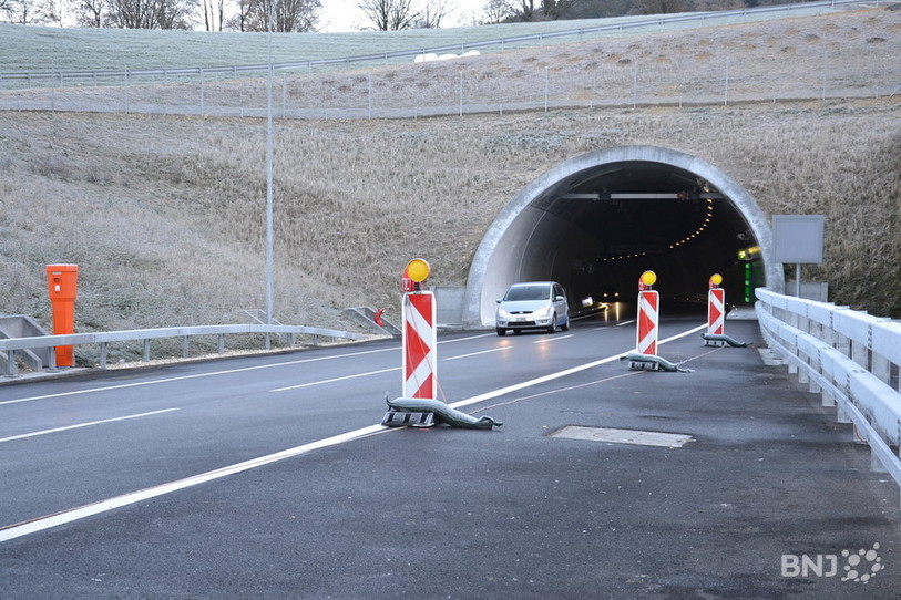 Le tunnel du Graitery est à nouveau ouvert à la circulation. (Photo : archives)