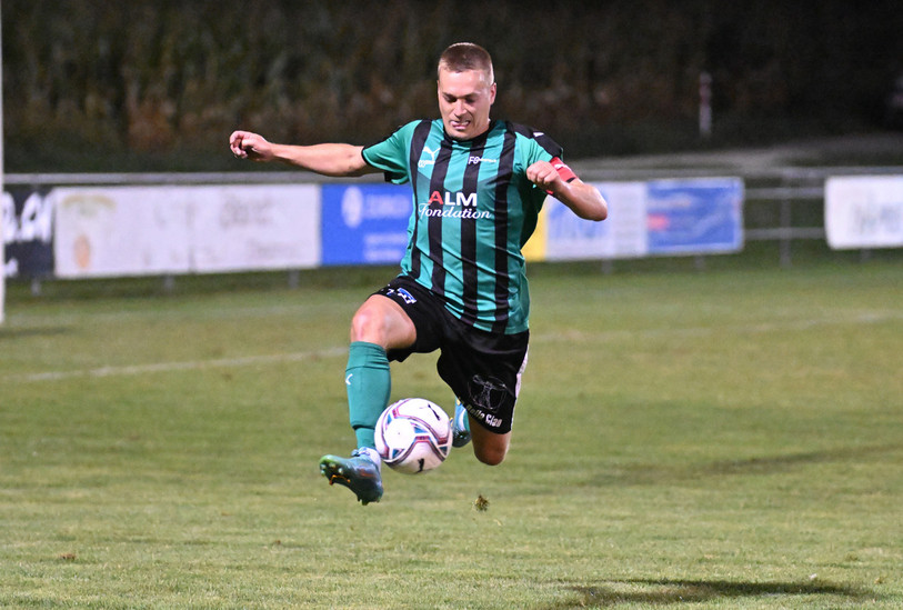 Tom Villemin a marqué le but de la victoire samedi pour le FC Courtételle- (Photo : archives Georges Henz)