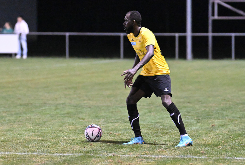 Rabbi Nsita a été un des grands artisans du succès du FC Erguël dimanche. (Photo : Georges Henz)