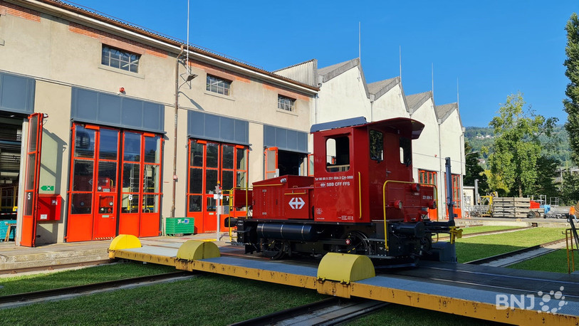 Les ateliers de Bienne feront peau neuve d’ici 2029 et accueillent déjà leur première locomotive de manœuvre électrique