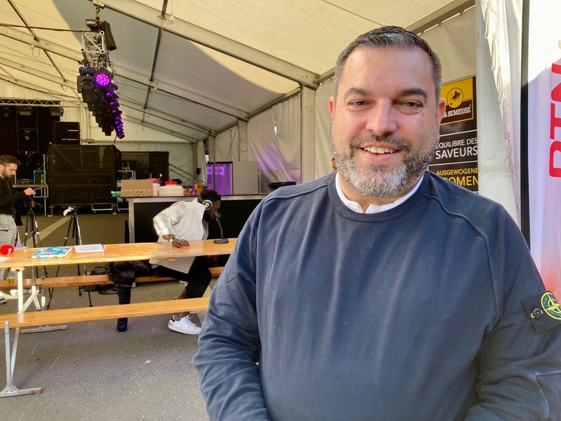 Patrick Gaschen, nouveau vice-président de la Braderie à la Chaux-de-Fonds.