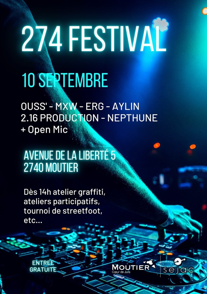 L'affiche du festival qui se tiendra le 10 septembre. (Photo : SeJAC)