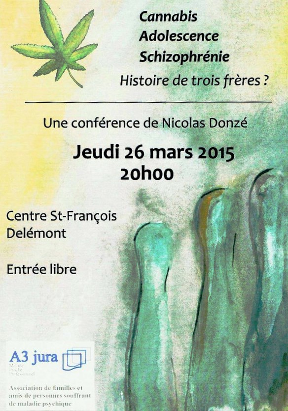 Affiche de la conférence du Dr. Nicolas Donzé