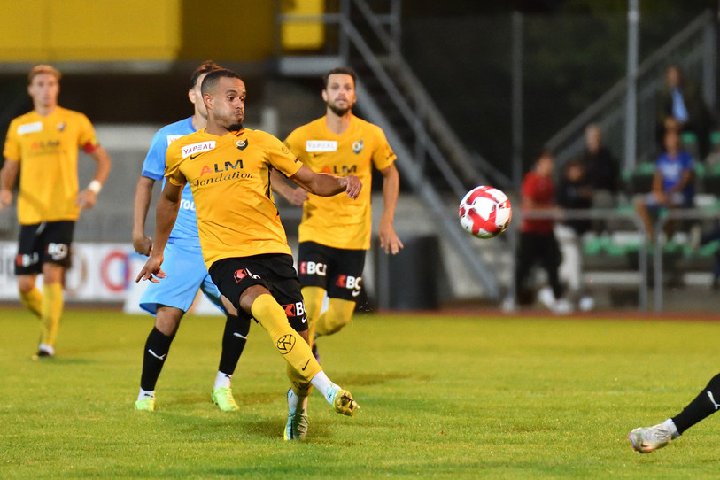 Steven Ukoh et les SR Delémont pourront compter sur l'appui de leur public pour leurs débuts en Promotion League (photo : archives/Georges Henz).