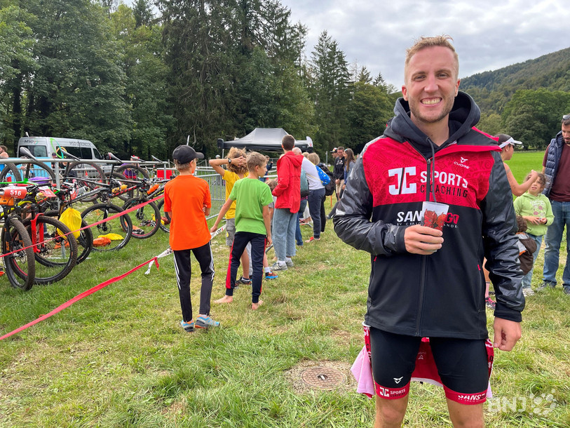 Mathieu Juillerat avait le sourire après sa victoire de samedi.