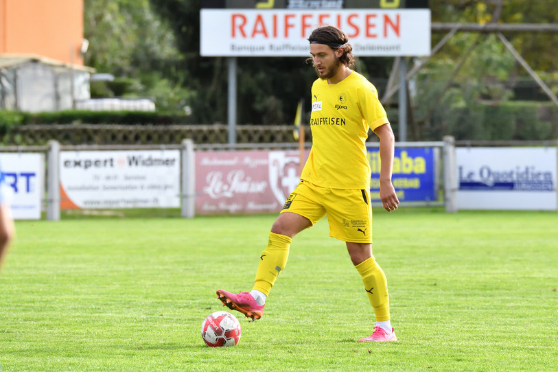Le FC Bassecourt et Jordan Perrony rentrent battus samedi. (Photo : archives Georges Henz)