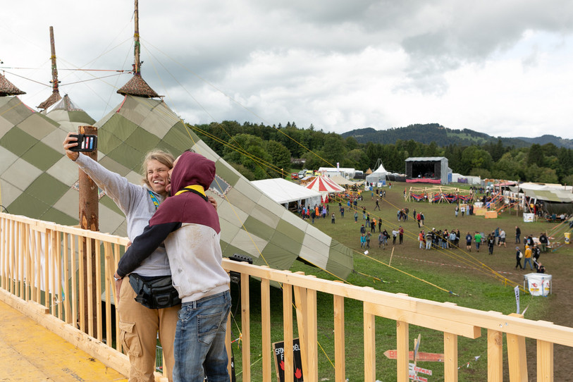 Des scouts de tout le pays ont participé ce week-end à la Fête Folk Scoute à Plagne (photo: FFS)