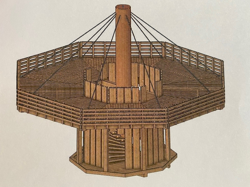 La version finale de la tour. (Image : KWSA).