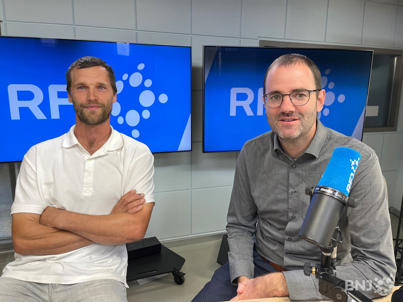 Brice Prudat et Michel Darbellay ont débattu mardi matin dans Classe politique.