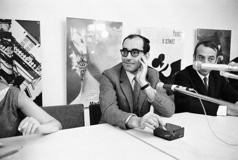 Le cinéaste franco-suisse Jean-Luc Godard est décédé à l’âge de 91 ans. (AP Photo/Edwin Reichert)