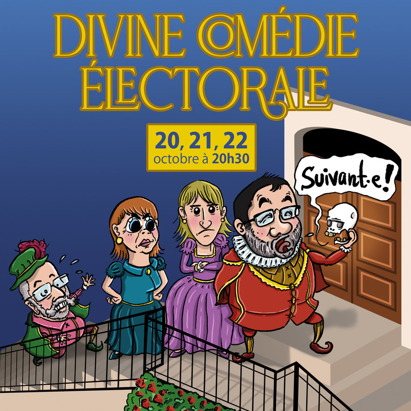 L'affiche du spectacle, signée Célien Milani.