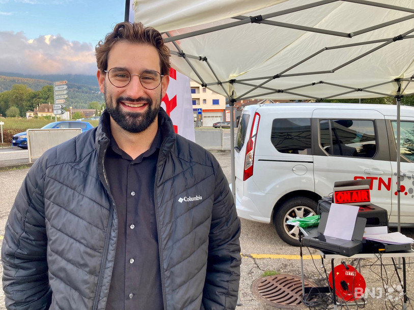 Le responsable marketing du SCAN Mike Cortese était l’invité de La Matinale spéciale à Boudevilliers vendredi.