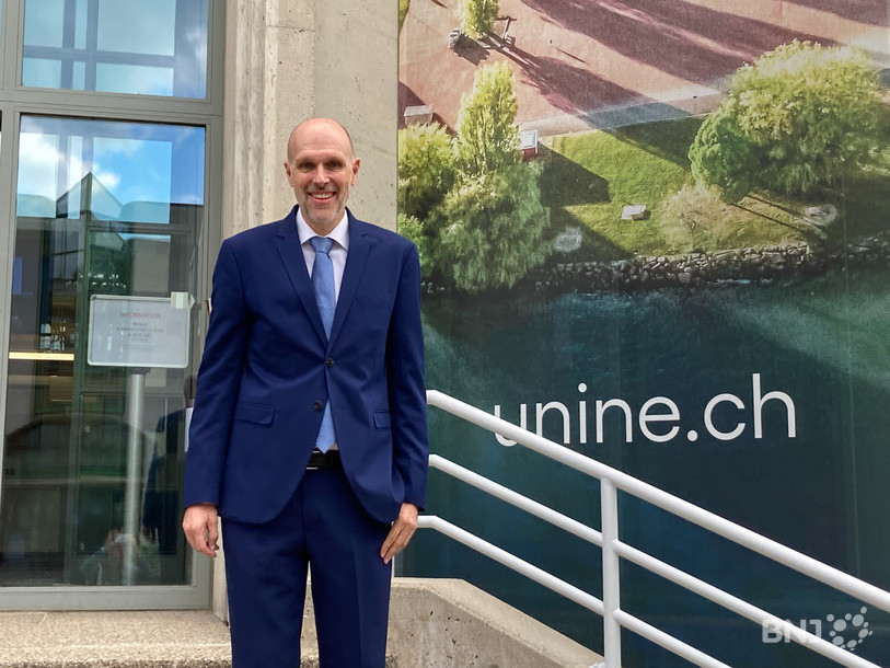 Le recteur de l'Université de Neuchâtel Kilian Stoffel a présenté vendredi les contours de la rentrée prévue mardi dans les différentes facultés.