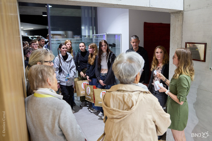 Lors de la première édition, certains participants avaient notamment visité la société Image et Son à Rossemaison. (Photo : Damien Carnal).
