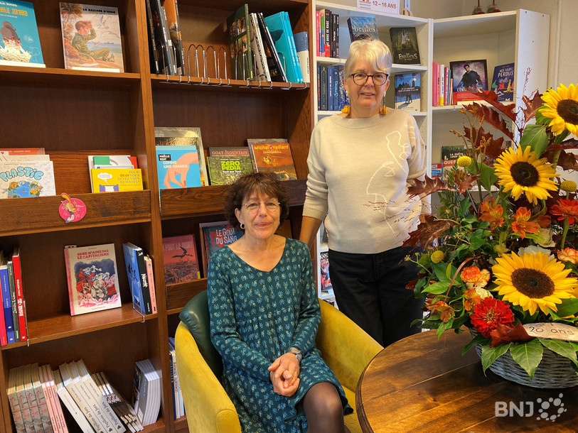 Nathalie Kuchel, déjà bien installée, succédera à Micheline Huguelet dès le mois de janvier à la tête de la librairie Point-Virgule.