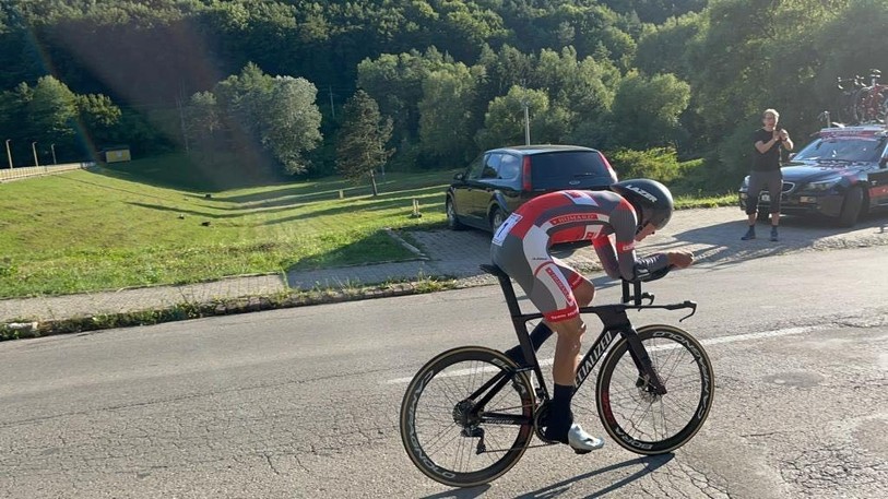 Victor Benareau en plein effort. (Photo: Jocelyn Jolidon)