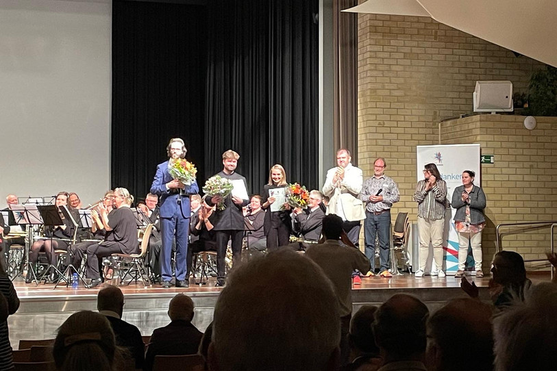 La FJM s'est bien illustrée lors du concours suisse de direction à Suhr (Photo : Fédération jurassienne de musique)