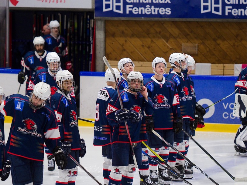 Le HC Université Neuchâtel n'y est pas arrivé (photo d'archives : Pierre Boldt).