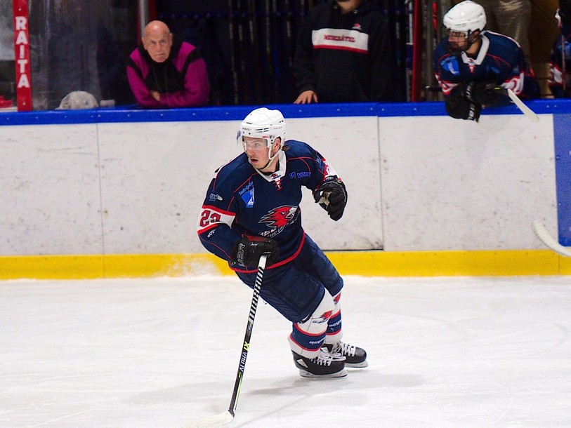 Max Stehlin, du HC Université Neuchâtel (photo : Pierre Boldt).