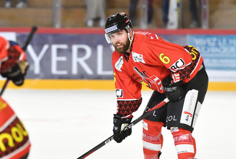 Clément Stemer a été le 1er buteur du HC Franches-Montagnes ce mercredi (photo : archives/Georges Henz).