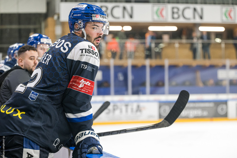 Léonardo Fuhrer portait le maillot du HC La Chaux-de-Fonds, la saison passée (photo : Jonathan Vallat).