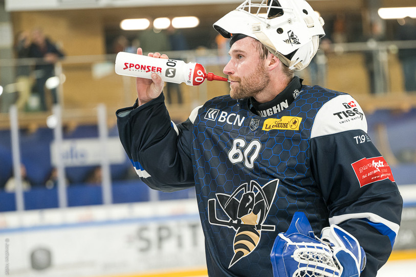 Viktor Östlund du HC La Chaux-de-Fonds (photo : Jonathan Vallat).