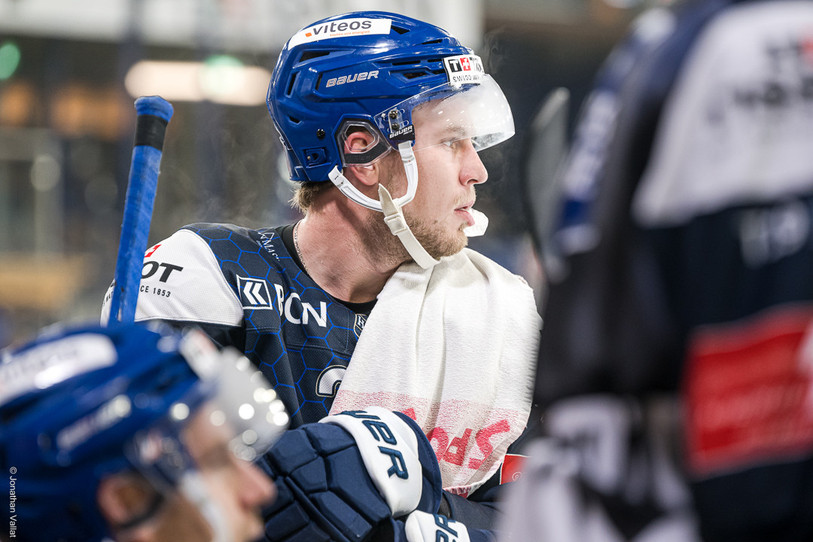 Kyle Topping, auteur de deux buts face à Olten (photo : Jonathan Vallat).