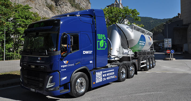 Camion électrique - Vigier Ciment