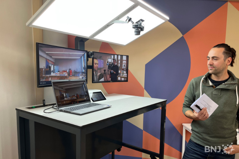 Le studio vidéo du Testlab permettra aussi d'enregistrer des supports de cours ou autres vidéos, afin d'en faire des outils pédagogiques.