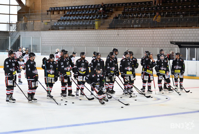 Le HC Delémont-Vallée a perdu son premier match lors des play-out samedi. (photo : archives Georges Henz)