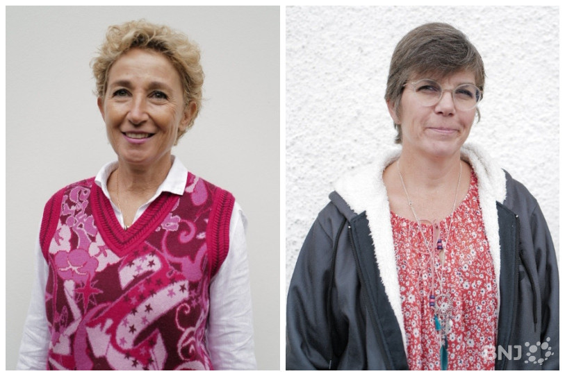 Nathalie Donzé (à gauche) se lance en politique avec une liste, La Dynamique. Sophie Guenot (à droite), maire sortante, souhaite briguer un deuxième mandat.