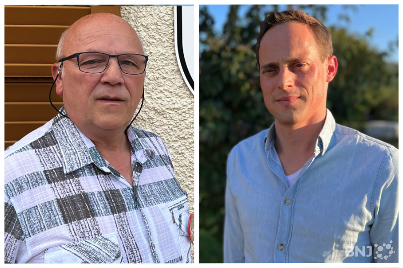 Le duel pour la mairie de Cornol entre le PDC Gilles Villard (à gauche) et Stéphane Voisard de la liste CRC n'est pas des plus calmes.