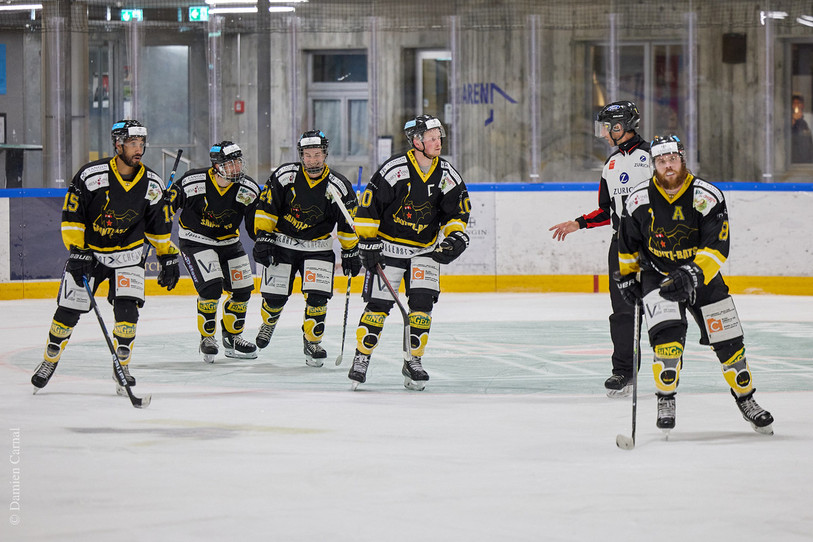 Le HC St-Imier a terminé sa saison en 1re ligue de hockey sur glace. (photo : Damien Carnal).