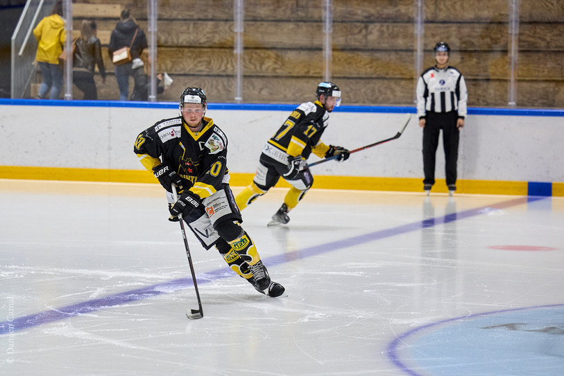 Kenny Camarda a marqué trois fois pour le HC St-Imier samedi. (Photo : Damien Carnal)