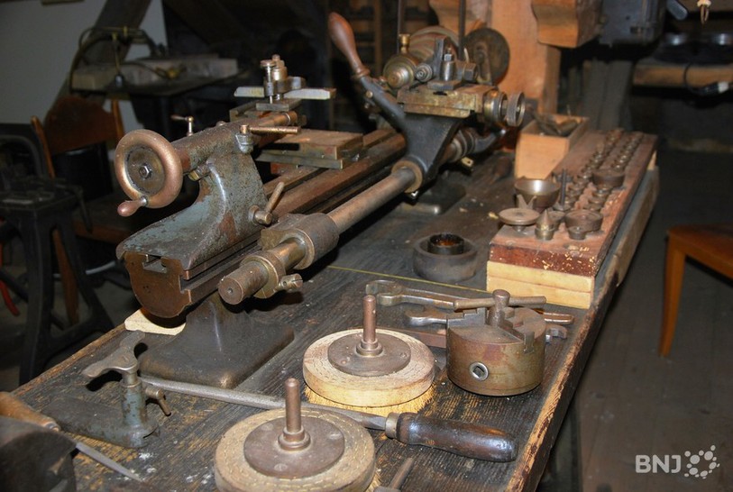 Patrimoine industriel, atelier de décolletage, Travers, Léopold Bourquin
