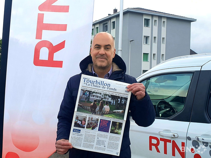Coup de projecteur sur « Le Tourbillon » cette semaine avec Christophe Mirabile, chef du Service de la communication et de la promotion de La Chaux-de-Fonds