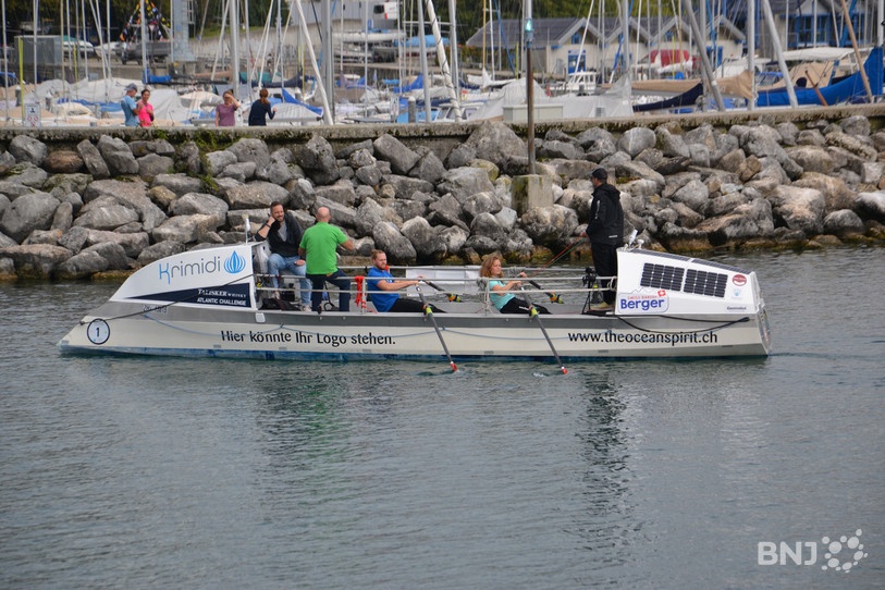 Le bateau qui doit mener cet hiver l'équipage suisse à travers l'Atlantique.