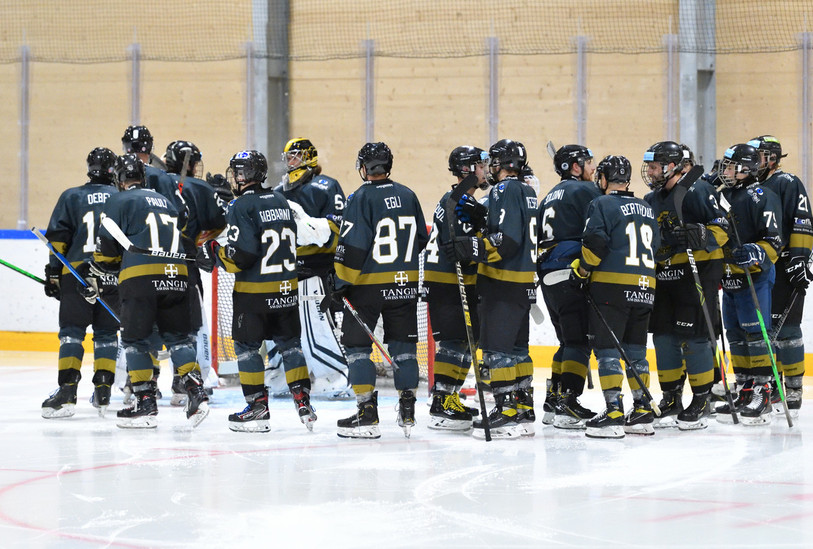L'Erguël HC s'est incliné 6-2 face à la Chaux-de-Fonds. (Photo archives : Georges Henz)