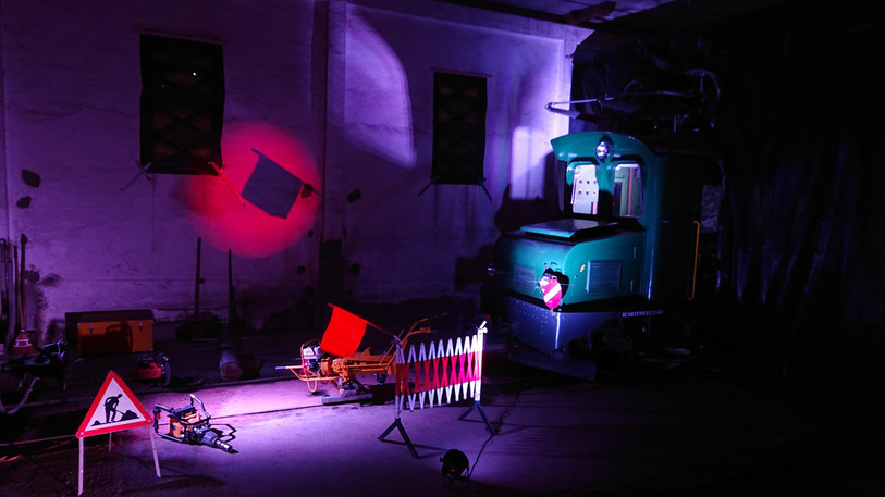 Des apprentis du CEFF ont contribué à l’événement avec des projets qui mêlent vidéo, image et lumière. (Photo : CEFF)