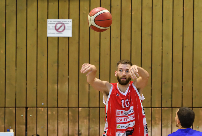 Le bon début de saison de Florian Steinmann sous le maillot du BC Boncourt n'est pas passé inaperçu (photo : Georges Henz).