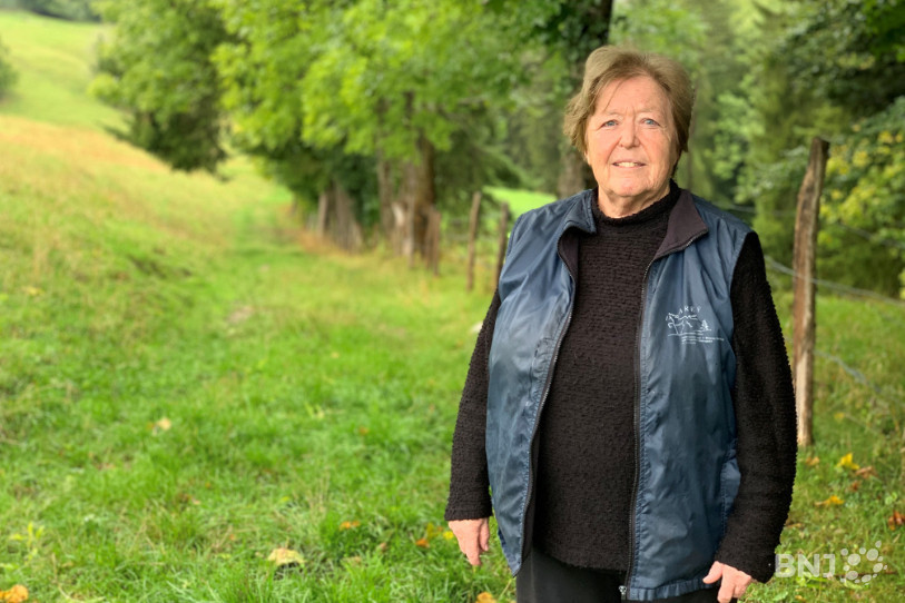 L'Ajoulote Madeleine Blanchard est passionnée d'histoire et a redonné vie au chemin du Pasteur Frêne.