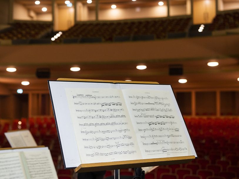 SolFa Musica veut intégrer les artistes ukrainiens à des musiciens suisses pour créer des relations de partage. (Photo : KEYSTONE / Jean-Christophe Bott).