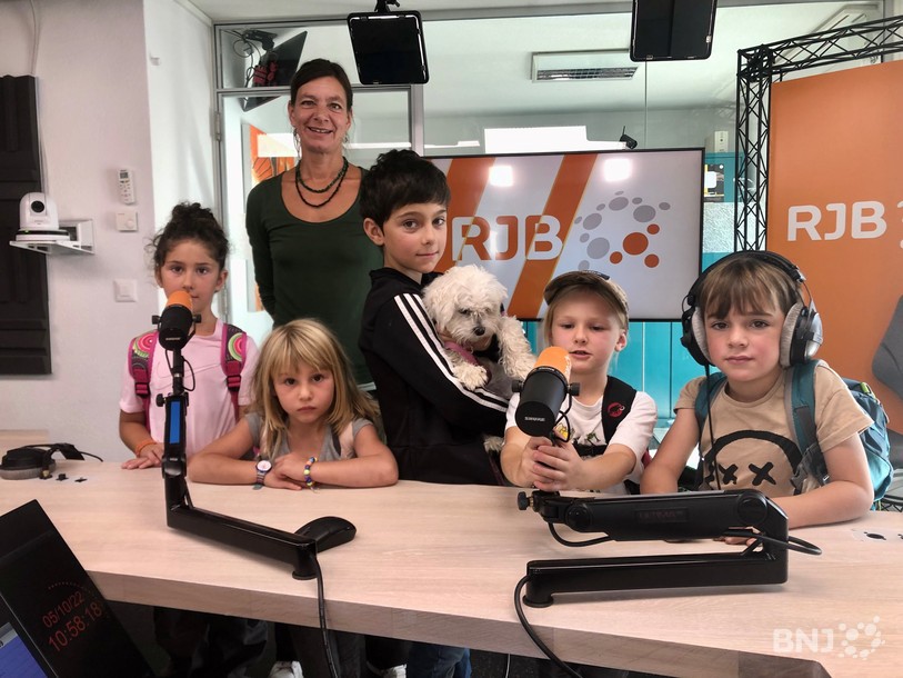 Gisèle Waber et les enfants
