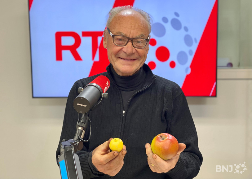 Philippe Küpfer, le président de l’association RétRopomme, était l'invité de La Matinale jeudi pour une dégustation de pomme.
