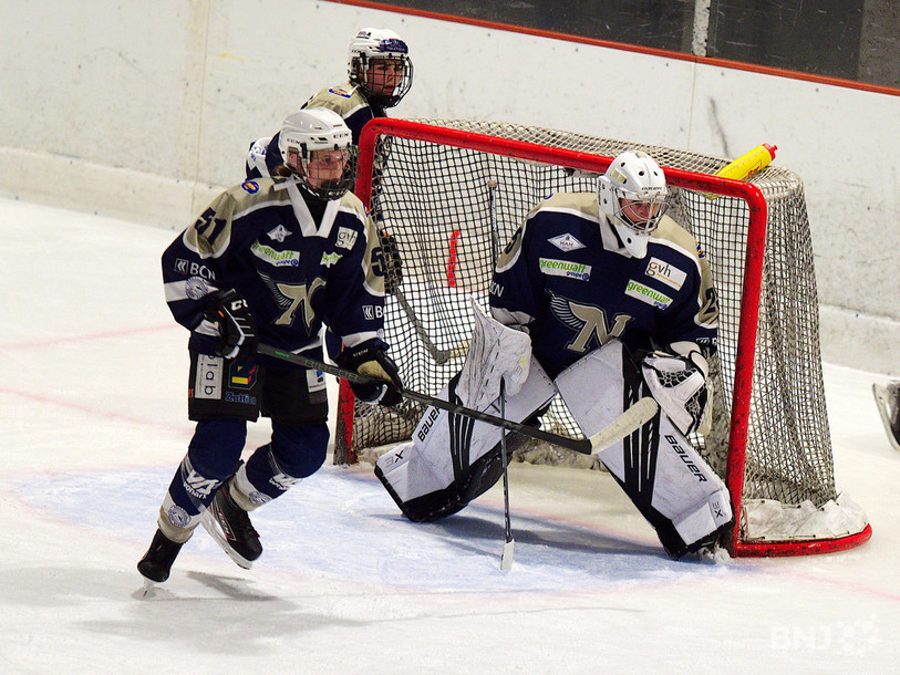 Les filets de la Neuchâtel Hockey Academy ont souvent tremblé contre Lugano. (Photo archives)