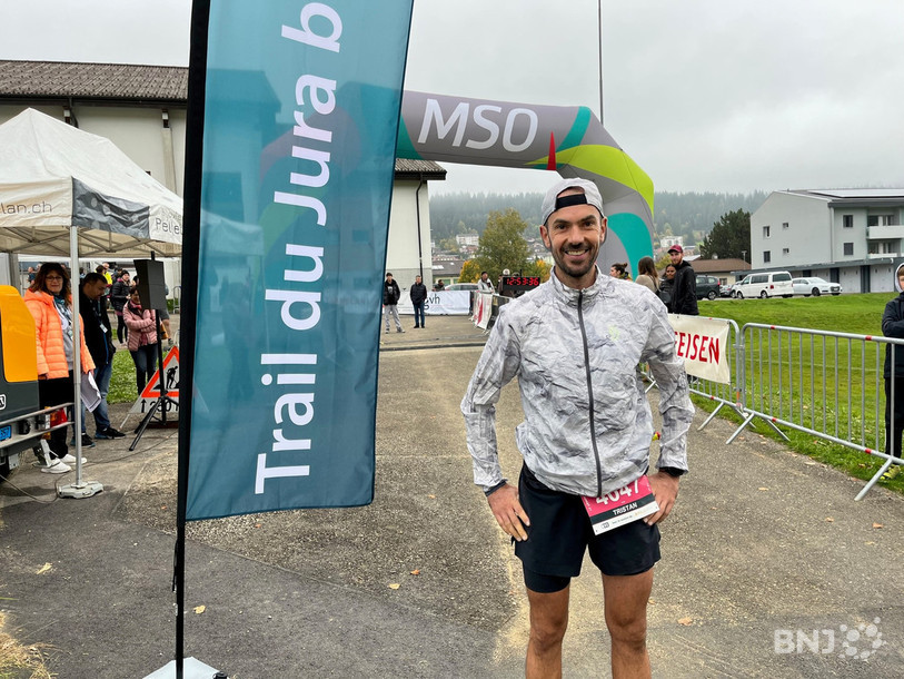 Tristan Blanchard a dompté la nouvelle épreuve de 64 km du Trail du Jura bernois.