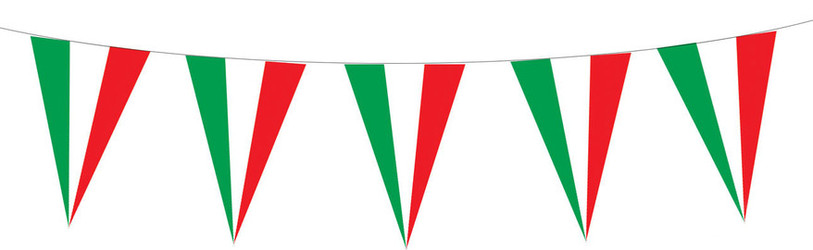 Guirlande de drapeaux italiiens