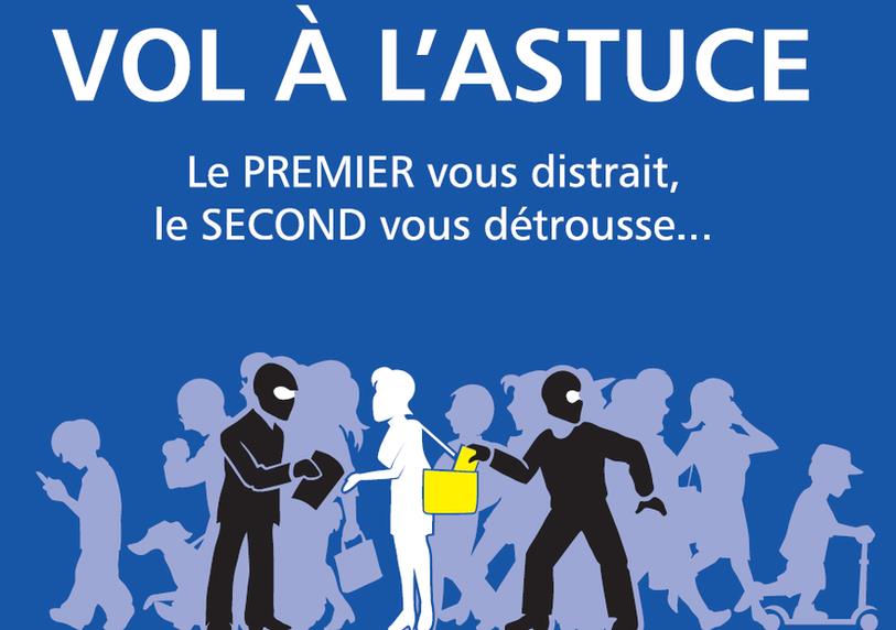 Campagne de prévention de la police contre le vol à la tire