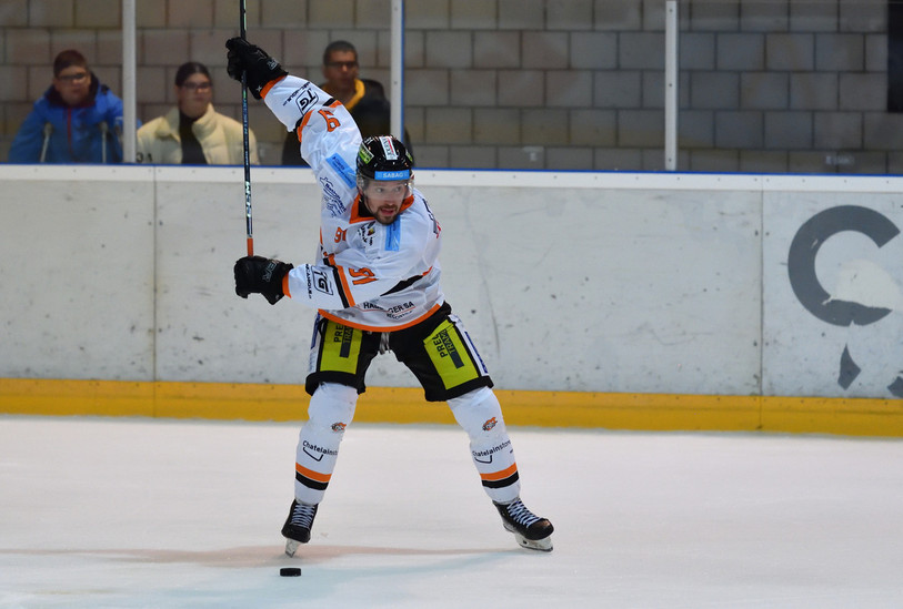 Nicolas Boillat et le HC Tramelan ont perdu samedi. (Photo : archives Georges Henz)