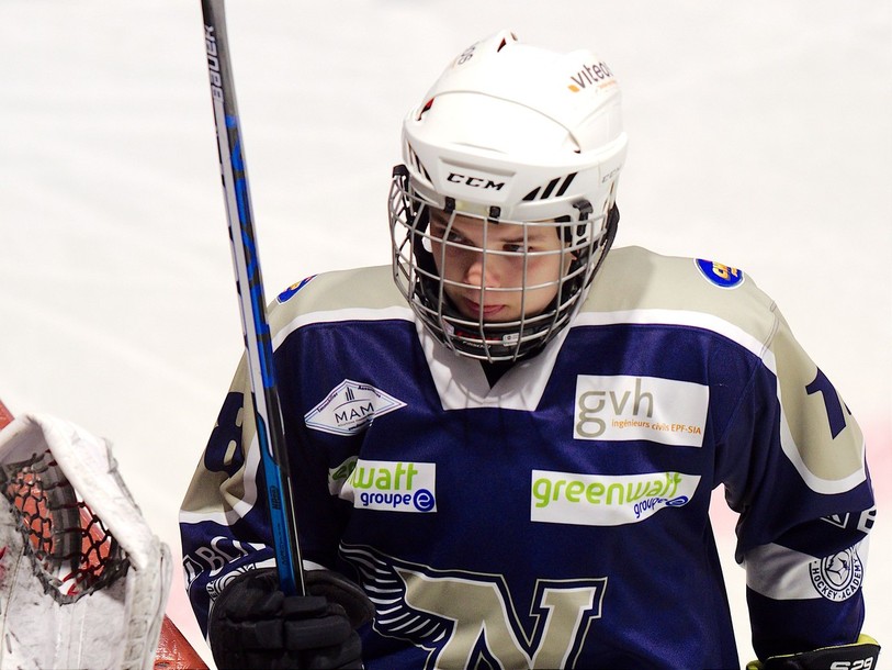 Ilana Leibundgut de la Neuchâtel Hockey Academy (photo d'archives : Pierre Boldt).